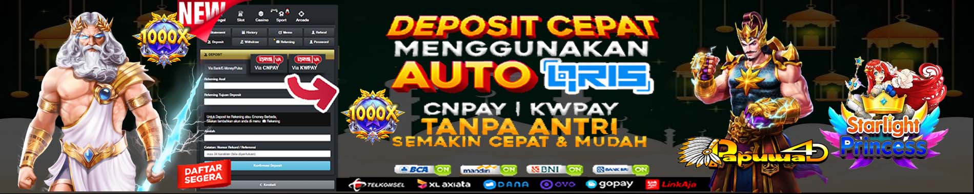 DEPOSIT VIA QRIS